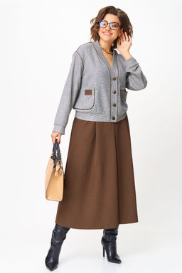 Костюм Aira Style 24131 Коричневый
