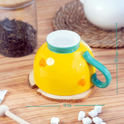 Кружка Купидон Дино, 400 мл, керамика, цвет жёлтый - Simaland фото 6