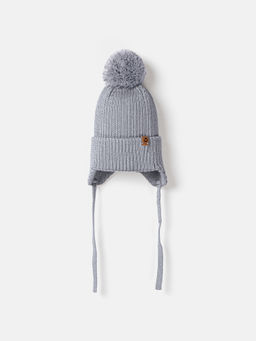 Шапка из смесовой шерсти Жемчуг на завязках - Bungly фото 2