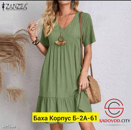 Платье женское однотонное - Bruno фото 4