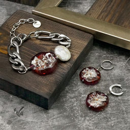 Серьги из муранского стекла GRANITA LC3432