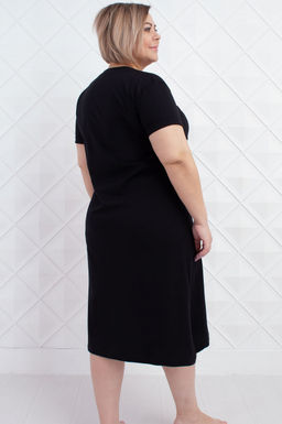 Арт. 4134 Туника женская 50-58 (5 шт) Цвет:черный