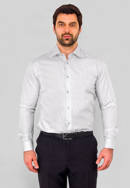 Сорочка мужская длинный рукав GREG 320/139/GR/Z  фото 7