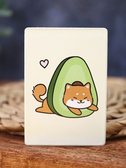 Держатель для карт Аниме Shiba inu avocado (6,5 х 9,5 см)
