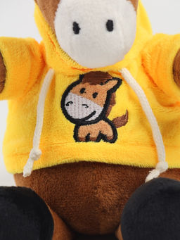 Мягкая игрушка «Лошадь в худи», 18 см