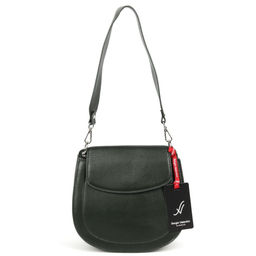 Женская кожаная сумка Sergio Valentini SV-768 Блекиш Грин  фото 2