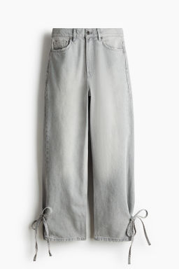 Barrel High Waist Ankle Jeans