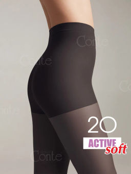 Active soft 20 (80/10) - nero - Conte elegant фото 2