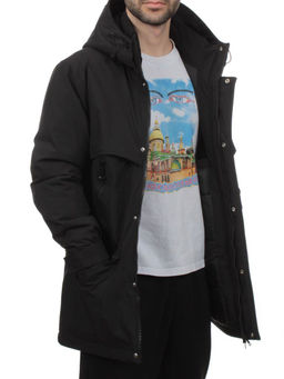 8891 BLACK Куртка мужская зимняя облегченная (130 гр. холлофайбер) - Fashion фото 6