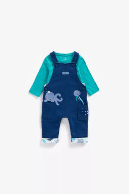 Mothercare / Комплект детский полукомбинезон/боди  фото 2