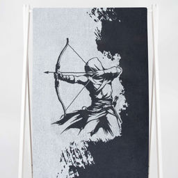 Полотенце махровое 6с102.411ж1 Лучник(антрацит) 67х150см