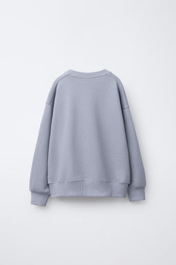 FLORAL PRINT SWEATSHIRT WITH CROCHET DETAIL - Zara фото 2