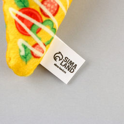 Игрушка для кошек с мятой Пицца из текстиля, 8,7х6,9 см - Пушистое счастье фото 5