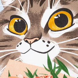 Набор полотенец кухонный Доляна Cats 35х60 см - 8 шт, 100% хлопок  фото 10