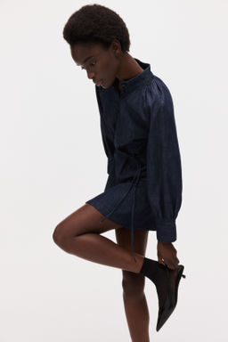 Vestido denim con cintur?n de anudar - H&m фото 2