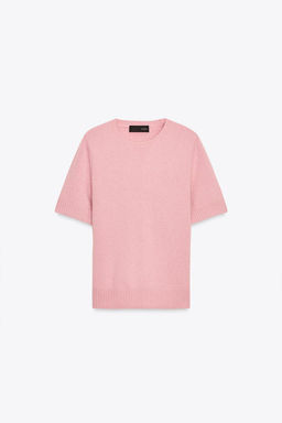 100% WOOL SHORT SLEEVE TOP - Zara фото 3