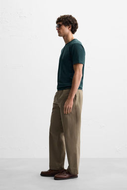 BASIC SLIM FIT T-SHIRT - Zara фото 45