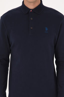 Erkek Lacivert Basic Sweatshirt - U.s. polo assn фото 6