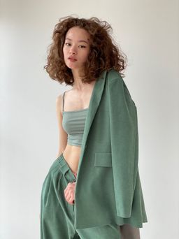 Жакет удлинённый с английским воротником - Martichelli фото 43