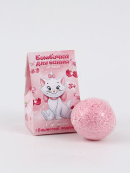 Цена за 2 шт. Бомбочка для ванны детская в коробке, 40 г, «Кошечка»