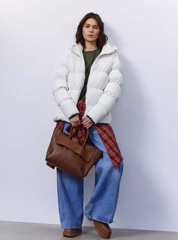 T3330-6 Пуховик стеганый