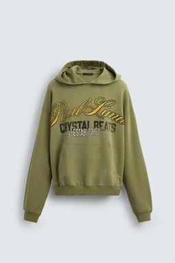 WASHED SLOGAN SWEATSHIRT - Zara фото 15