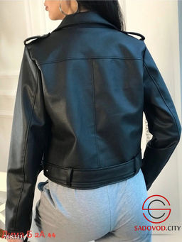 Женская куртка косуха кожаная - Bruno фото 6