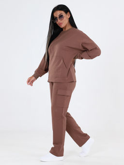 СК-2304 ЖЕНСКИЙ СПОРТИВНЫЙ КОСТЮМ (Капучино) - А-дина фото 2