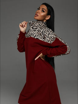 Синди платье женское (бордо)