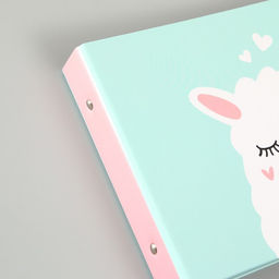 Фотоальбом на кольцах 25 листов Keep memories Лама, с уголками, 27?19 см