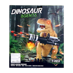 Динозавр радиоуправляемый T-Rex, стреляет ракетами, работает от батареек, МИКС - Simaland фото 7