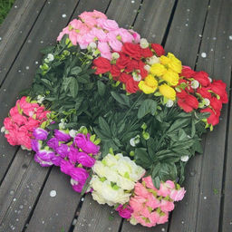 Розы, букет 18 голов, высота 50cm - Buro фото 2