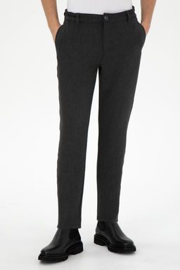 Мужские брюки из плотной ткани антрацитового цвета Неожиданная скидка в корзине - U.s. polo assn фото 2