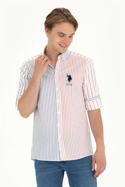 U. S. Polo Assn Мужская темно-синяя рубашка с длинным рукавом - U.s. polo assn фото 10