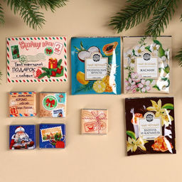 Подарочный набор Счастливая почта: чай, шоколад, открытка - Фабрика счастья фото 7