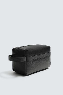 LEATHER TOILETRY BAG - Zara фото 3