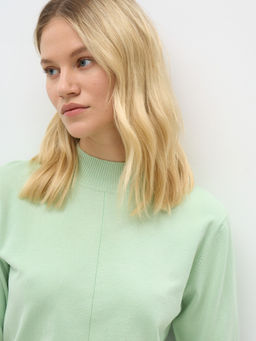 Conso/KTM 240713 - green apple Водолазка женская  фото 3