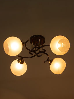 Люстра «Севиль» 2094/4, 4×60 Вт, Е27, 53×24 см, кофе/золото