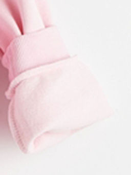 Bisiklet Yaka Marie Bask?l? K?z Bebek Kal?n Sweatshirt