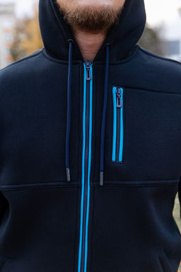 С НАЧЕСОМ утепленная Толстовка Футер 3-х нитка