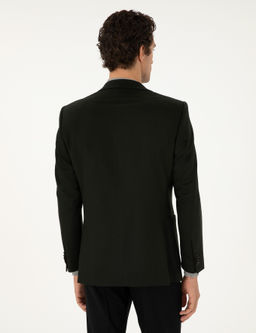 Зауженный пиджак цвета хаки - Cacharel фото 5