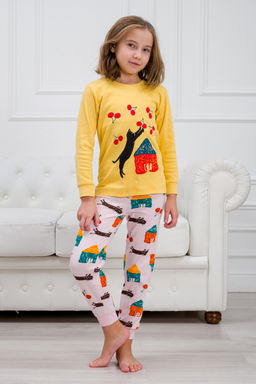 Пижама детская из интерлока Улыбка кот игрун - Амадэль фото 6