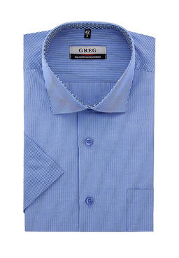 Сорочка мужская короткий рукав GREG 221/109/1017/ZV/1  фото 2