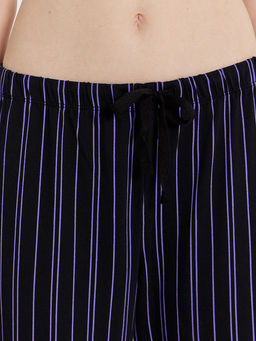 Брюки женские черные в полоску - Mark formelle фото 3