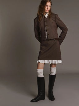 Юбка с ремнем женская ZR2609023501-20 / Zarina