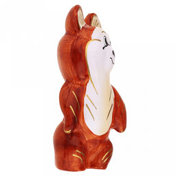 Елочная игрушка фигурка стеклянная Мишка, h11,5см, ручная художественная роспись, подарочная упаковка (Россия) - Домашняя мода фото 4