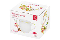 Кружка 480 мл 13,5*10*9 см Белоснежная долина бочонок - Elan gallery фото 12