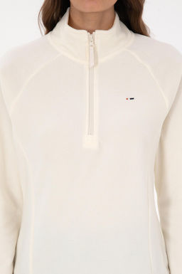 Kad_n Krem Sweatshirt - U.s. polo assn фото 6