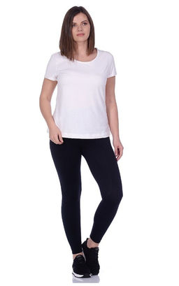 Лосины однотонные из хлопка больших размеров * (Артикул: 7110 )