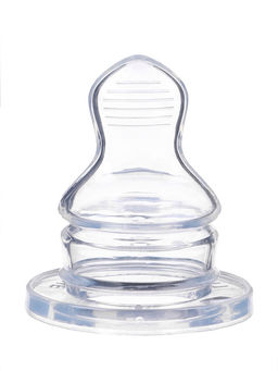 Соска на бутылочку Крошка Я, антиколиковая, классическое горло, от 0 мес., ортодонтическая, медленный поток